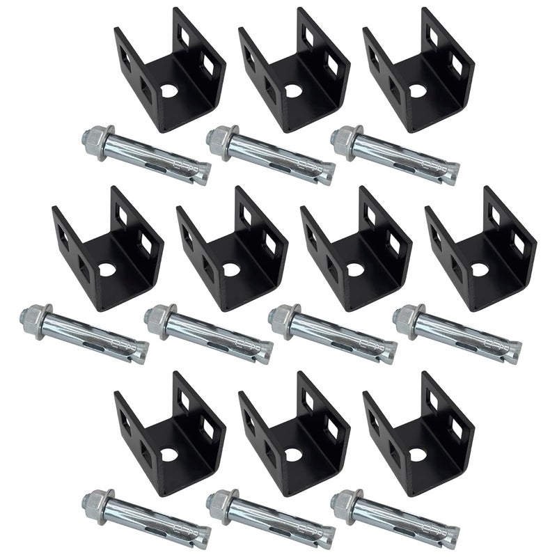 AA Mobile Home Concrete Slab Anchors with Expansion Bolt Set for Dry Concrete - Double Head Anchor (10 Pack) - Image 1